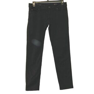 Lilly Pulitzer Worth Sateen Skinny Jean size 10 Black